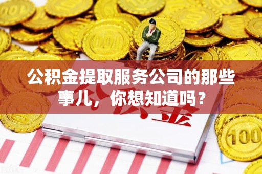 福州公积金提取服务公司的那些事儿，你想知道吗？